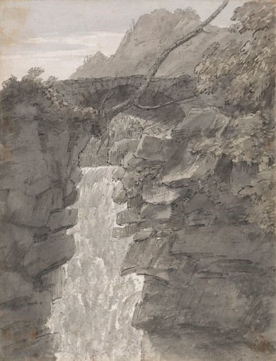 Vodopády Reichenbach od John Robert Cozens