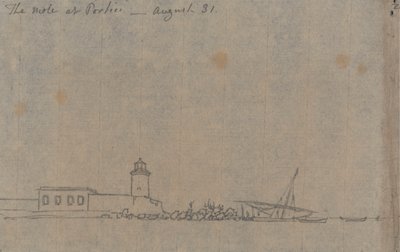 Krtek v Portici, 31. srpna od John Robert Cozens
