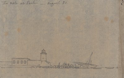 Krtek v Portici, 31. srpna od John Robert Cozens
