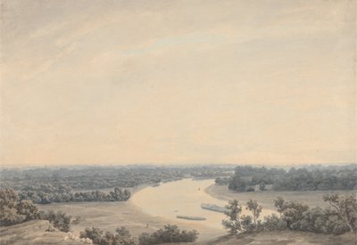 Temže z Richmond Hill při pohledu na jihozápad od John Robert Cozens