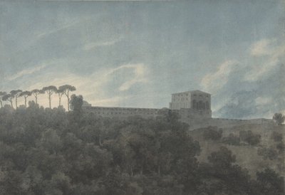 Pohled na Villa Lante na Janiculum v Římě, 1782-83. od John Robert Cozens