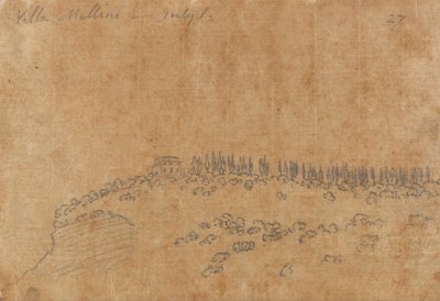 Villa Mellini, 1. července od John Robert Cozens