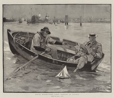 Námořní manévry, první lekce taktiky od John Robertson Reid