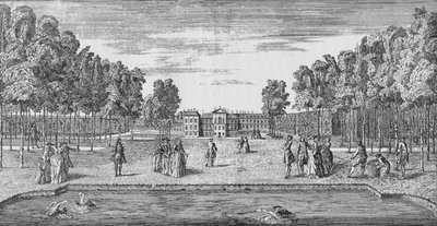Kensingtonský palác v Georgian Times, c1750 1911 od John Rocque
