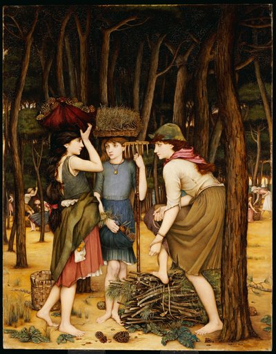 Pine Woods ve Viareggio od John Roddam Spencer Stanhope