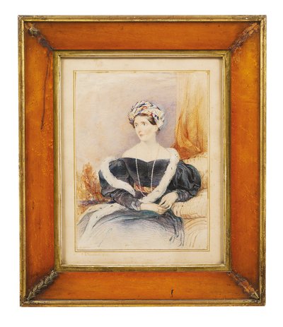 Portrét lady Priscilly Wellesley-Poleové, hraběnky z Westmorlandu, 1835 od John Rogers Herbert