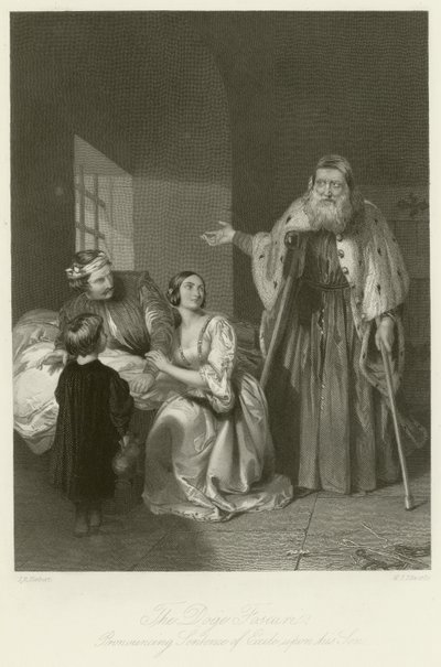 Dva Foscariové od John Rogers Herbert