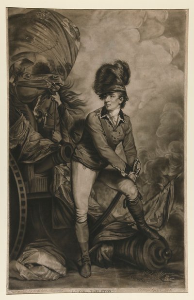podplukovník Tarleton od John Rubens Smith