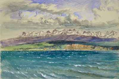 Odpoledne na jaře, s jižním větrem, v Neuchatel, 30 dubna 1869 od John Ruskin