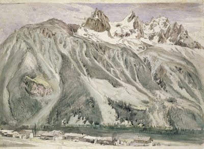 Needles of Chamonix, 1849 od John Ruskin