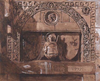 Dveře Palazzo Contarini della Porta di Ferro od John Ruskin