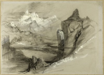Horská krajina od John Ruskin