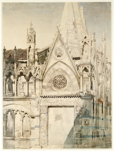 Santa Maria della Spina, východní konec, Pisa, Itálie od John Ruskin