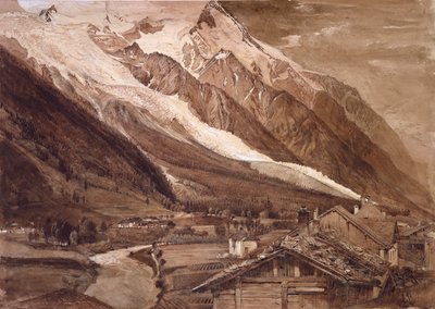 Glacier des Bossons, Chamonix, červen 1849 od John Ruskin