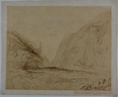 Torrent v Tyrolsku od John Ruskin