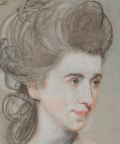Hlava dámy od John Russell