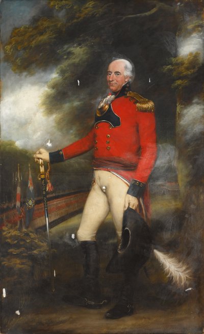 Podplukovník Thomas Lloyd, plukovník z Leeds Volunteers, 1801 od John Russell