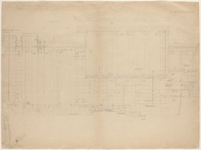 Erectheum, West Elevation [levá polovina] od John Russell Pope