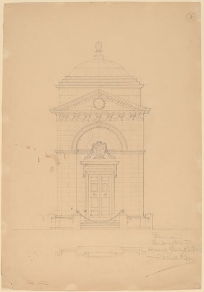 Hrob Dante, Ravenna od John Russell Pope