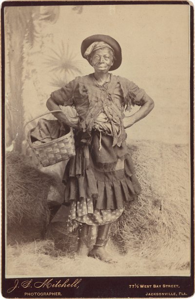 Portrét ženy, c. 1890 (foto) od John S. Mitchell