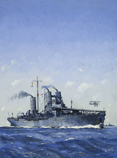 HMS Campania (kvaš na papíře) od John S. Smith