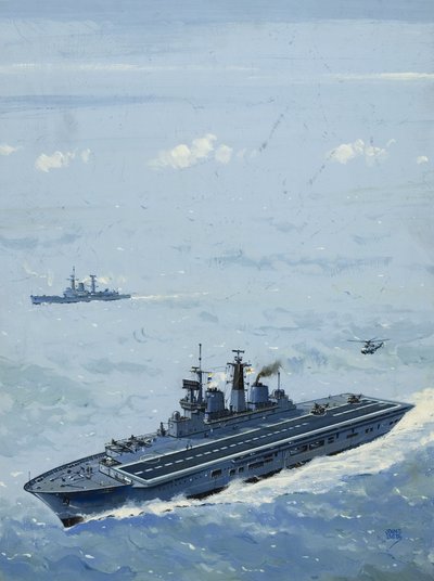 HMS Invincible (kvaš na papíře) od John S. Smith