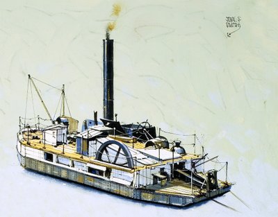 Bertha, bagr z roku 1844 od John S. Smith