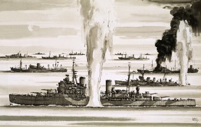 Britská flotila plující na Maltu během druhé světové války od John S. Smith