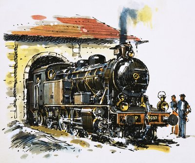 Svět rychlosti a síly: Cisternová lokomotiva 2-6-4 Honschel z roku 1929 od John S. Smith