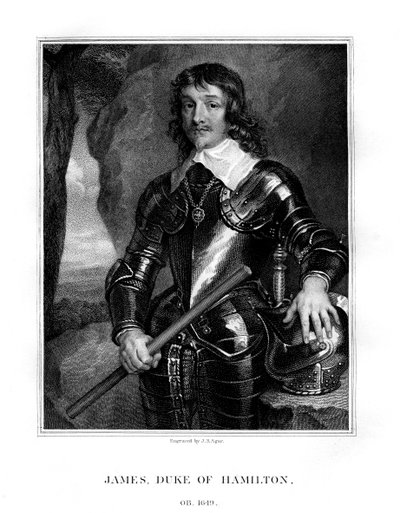 James Hamilton, 1. vévoda z Hamiltonu, skotský šlechtic, 1823. od John Samuel Agar