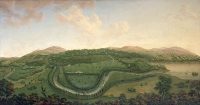 Taymouth ze severu, 1755 od John Sanger