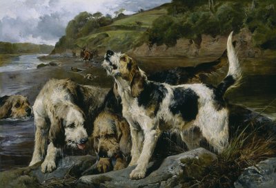 Lov vydry aneb o vůni, 1881 od John Sargent Noble