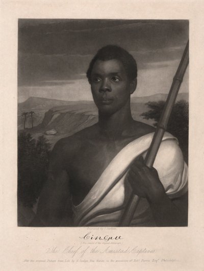 Cingue, náčelník Amistad Captives od John Sartain