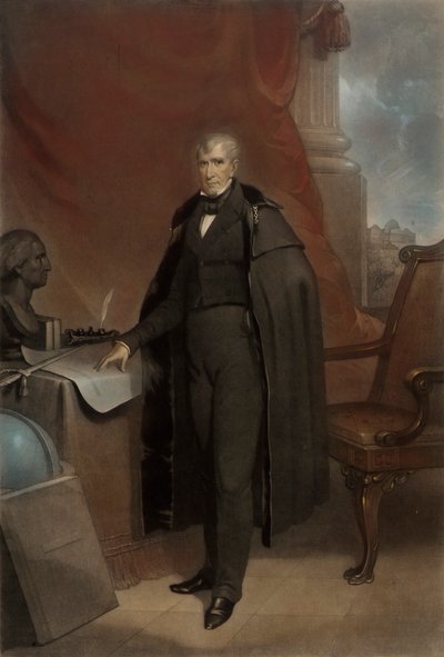 William Henry Harrison od John Sartain