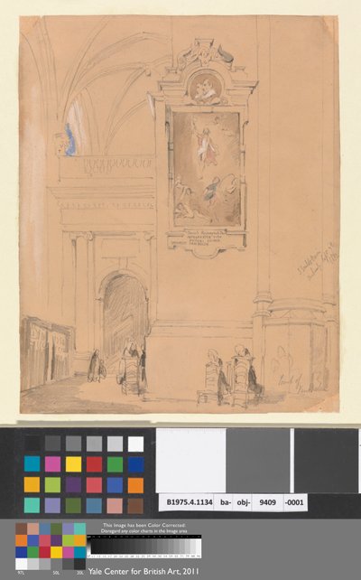 Hrob Van Balen, Antverpy, 7. září 1832 od John Scarlett Davis