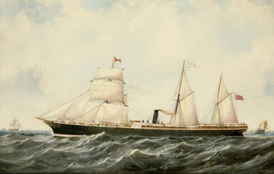 John Scott, Parník Arratoon Apcar / Malované, 1873 od John Scott