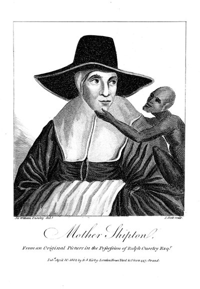 Matka Shipton 1488-c1560 anglická čarodějnice a prorokyně, 1804 od John Scott