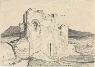 Hrad v Normandii od John Sell Cotman