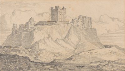 Hrad Bamborough, Northumberland od John Sell Cotman