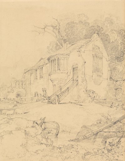 Převorství Castle Acre, Norfolk od John Sell Cotman