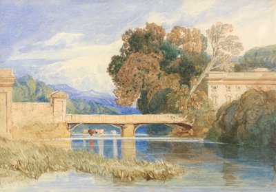Chateau Navarre, poblíž Evreux, Normandie od John Sell Cotman