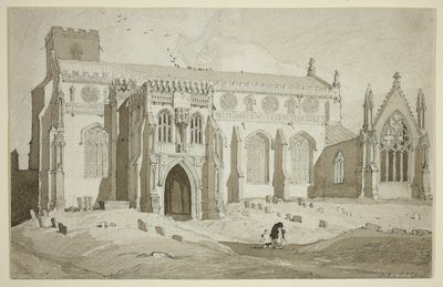 Cley Church, Norfolk od John Sell Cotman