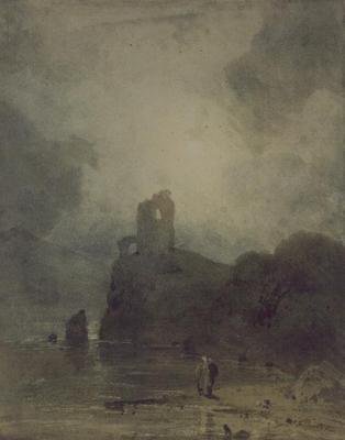 Hrad Dolbadarn od John Sell Cotman