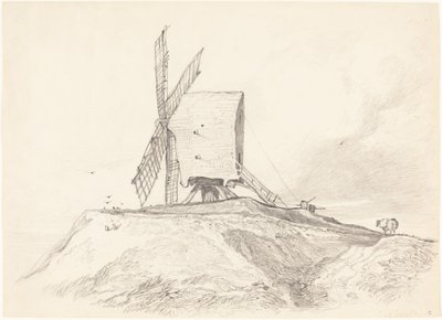 Eye Mill v Suffolku od John Sell Cotman