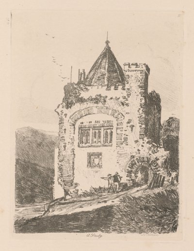 Kniha studií: Plate 37, Studie od John Sell Cotman