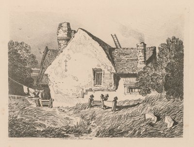 Liber Studiorum: Talíř 39, Pohled na Ashdted, Surrey, 1838 od John Sell Cotman