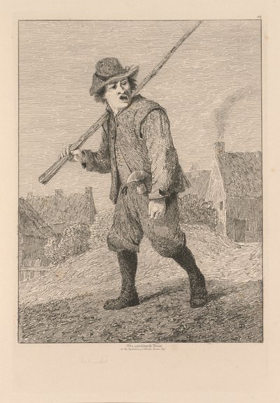 Liber Studiorum: Talíř 46, Skica podle Tenierse od John Sell Cotman