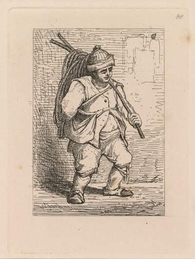 Kniha studií: Plate 48, Studie od John Sell Cotman