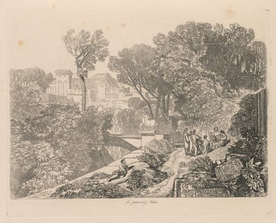 Liber Studiorum: Talíř 6, Midasův soud, 1838 od John Sell Cotman