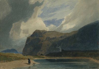 Mountain Scene in Wales, 1810 (wc paper) od John Sell Cotman